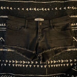 Hollister Black Jean Shorts